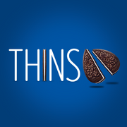 Thins Tiramisu Creme Chocolate Sandwich Cookies, Family Size, 2 Pack N4