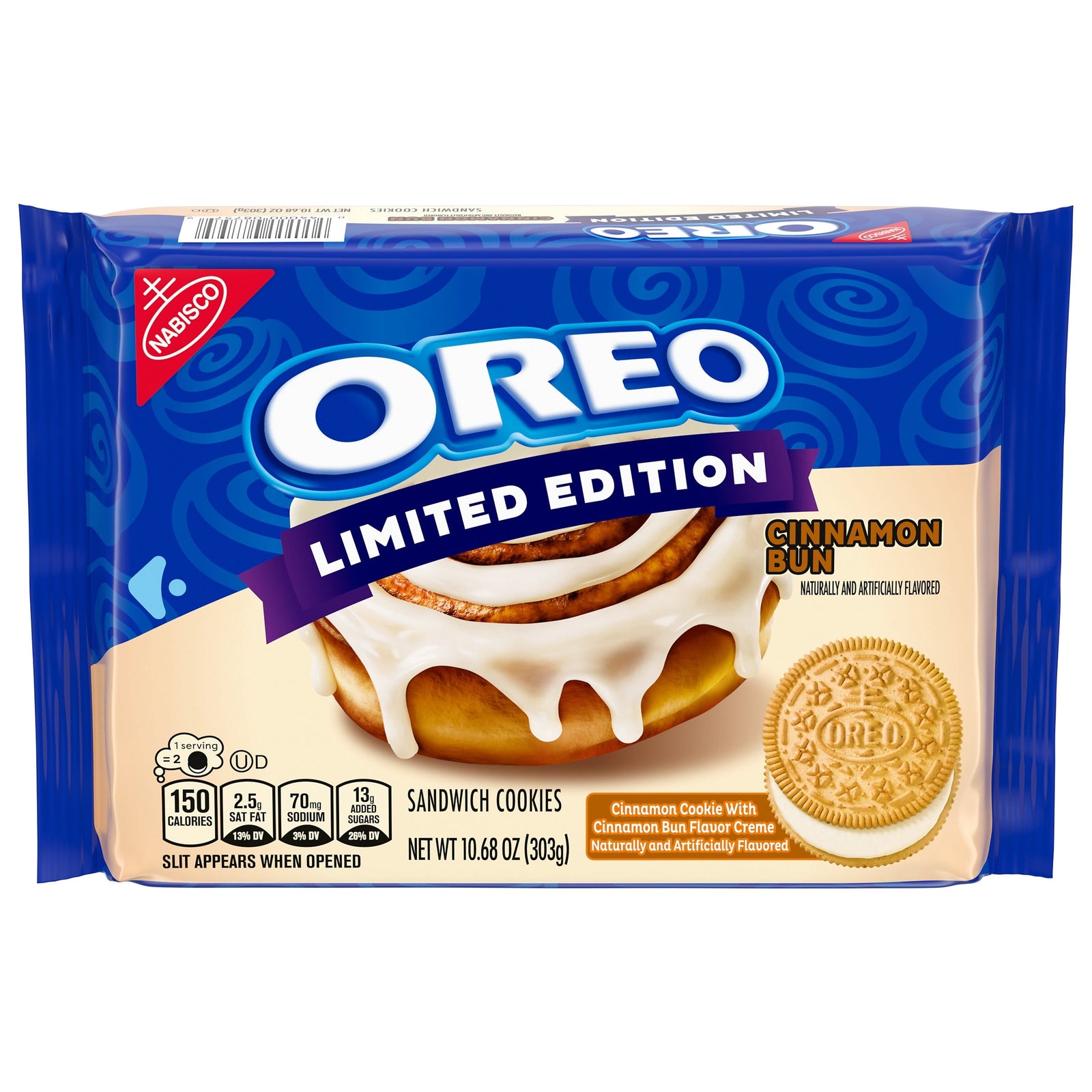 Cinnamon Bun Sandwich Cookies, Limited Edition L5