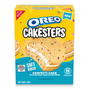 Cakesters Confetti Cake Soft Snack Cakes, Snack Packs U4