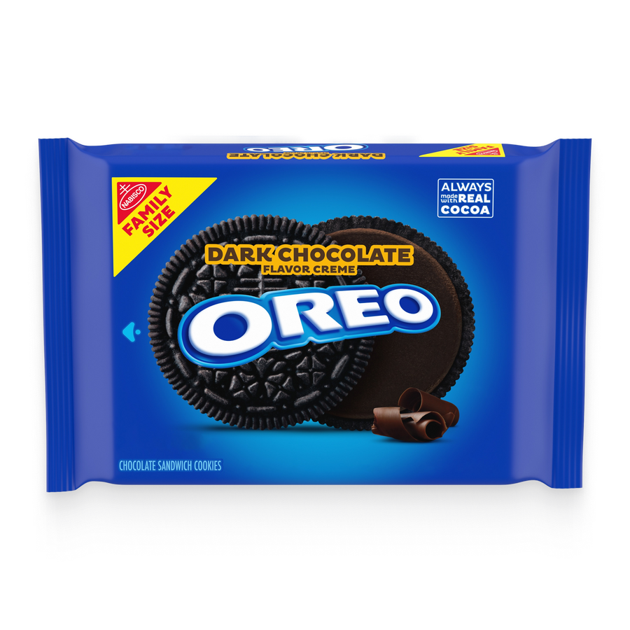 Dark Chocolate Creme Chocolate Sandwich Cookies, Family Size P0
