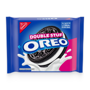 Double Stuf Chocolate Sandwich Cookies, Family Size T8