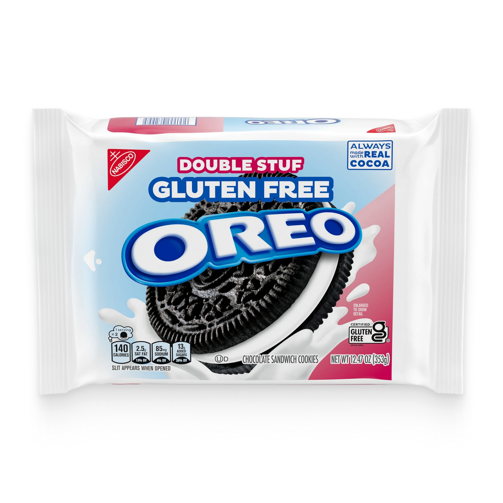 Double Stuf Gluten Free Chocolate Sandwich Cookies Y8