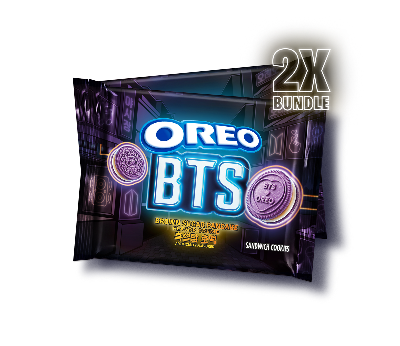 BTS Brown Sugar Pancake Flavor Creme, Limited Edition, 2 Pack C1