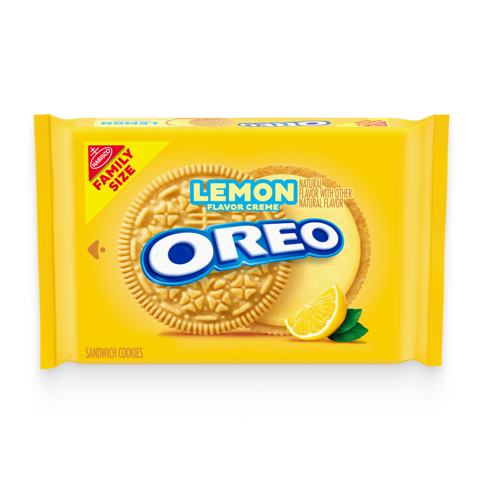 Lemon Creme Sandwich Cookies, Family Size Z8