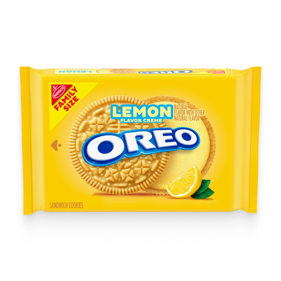 Lemon Creme Sandwich Cookies, Family Size Z8
