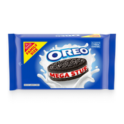Mega Stuf Chocolate Sandwich Cookies, Family Size N4