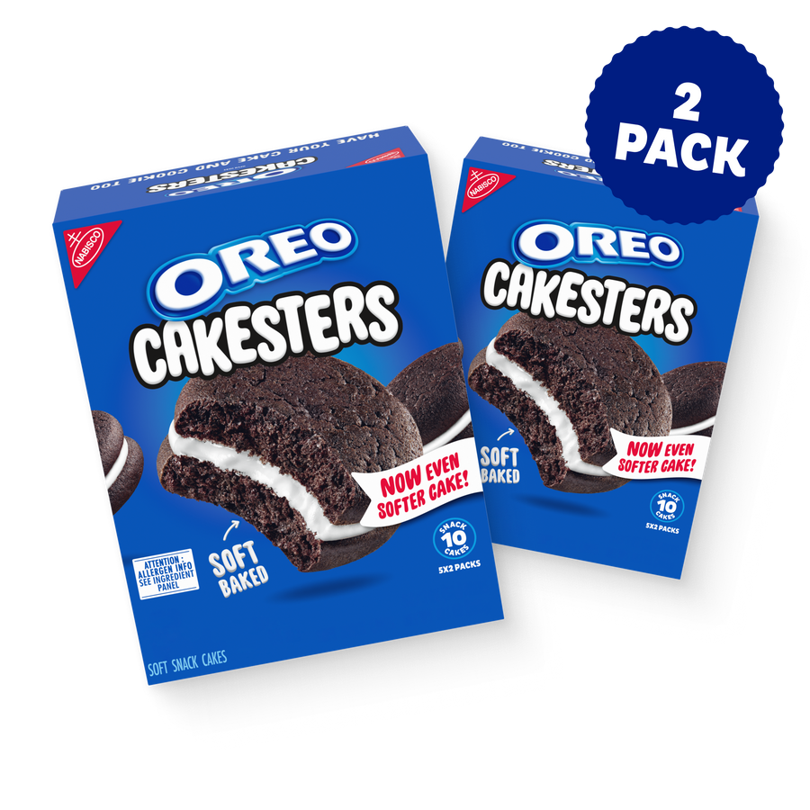 Cakesters Soft Snack Cakes, Snack Packs, 2 Pack H3