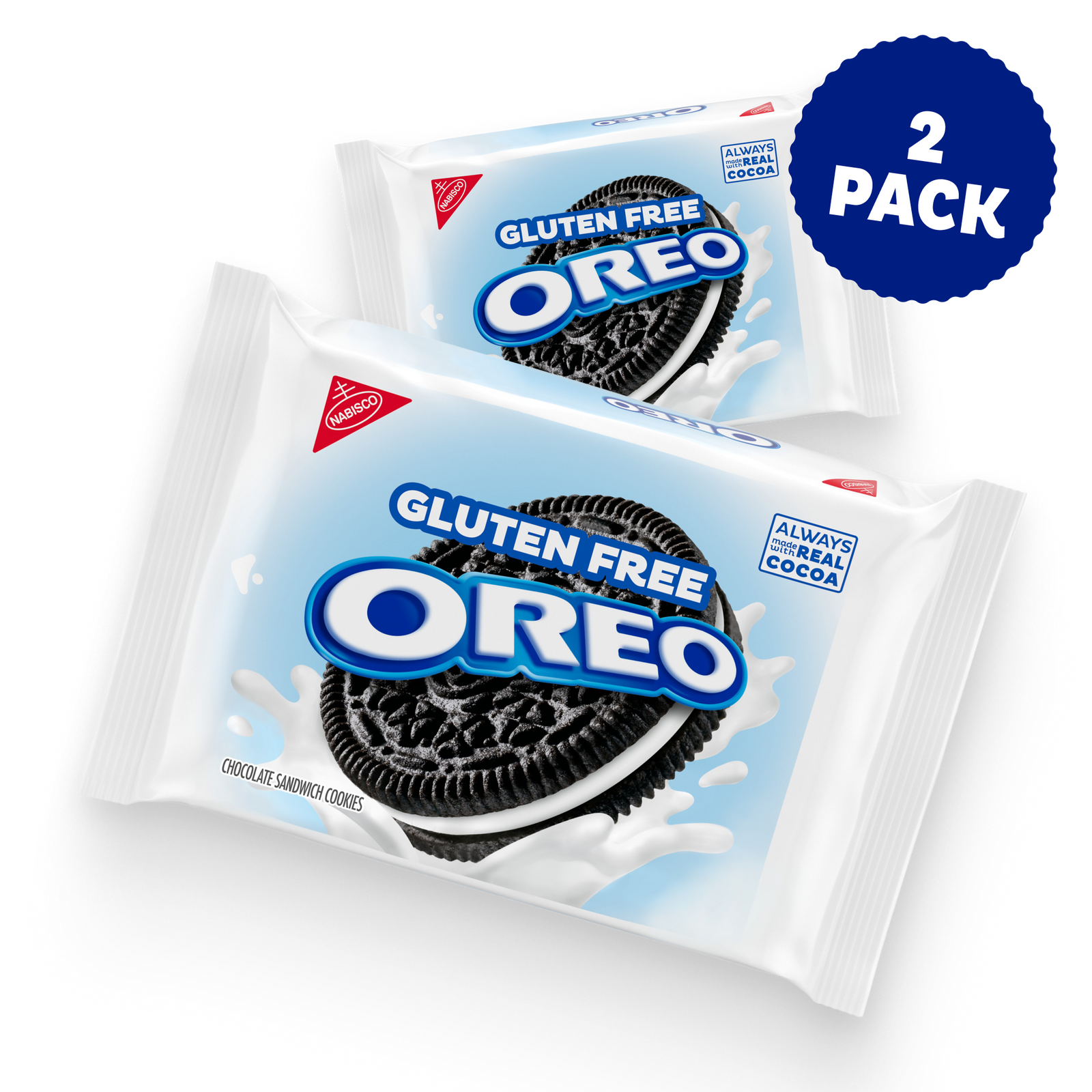 Gluten Free Chocolate Sandwich Cookies, 2 Pack L5