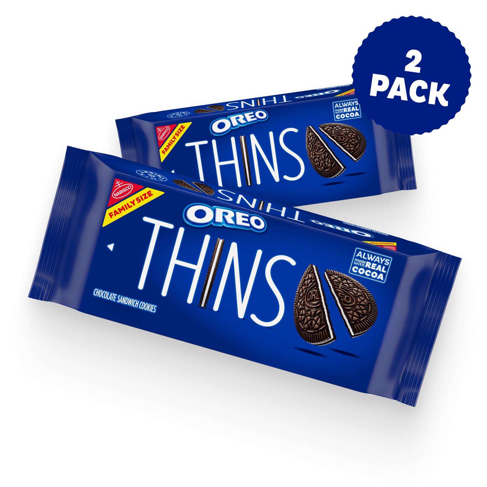 Thins Chocolate Sandwich Cookies, Family Size, 2 Pack T2
