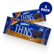 Thins Tiramisu Creme Chocolate Sandwich Cookies, Family Size, 2 Pack N4