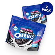 Zero Sugar Double Stuf Chocolate Sandwich Cookies, Snack Packs, 2 Pack G8