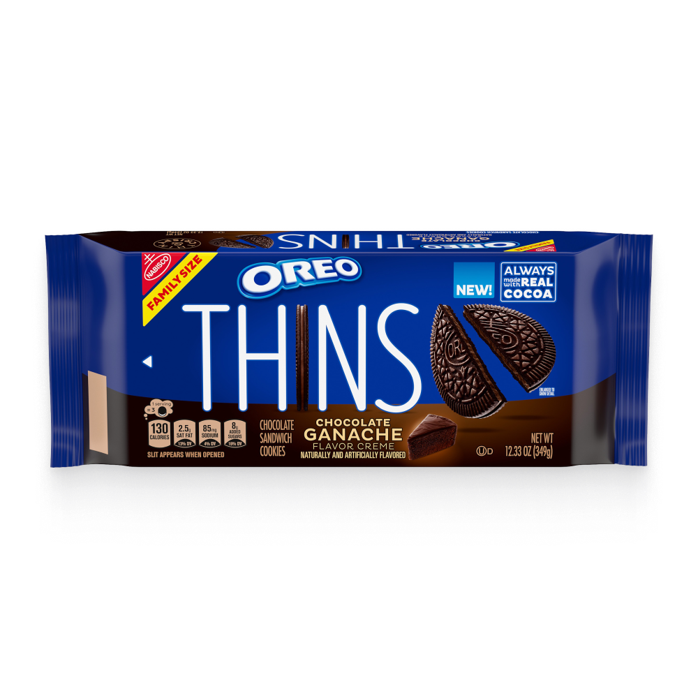 Thins Chocolate Ganache Creme Sandwich Cookies, Family Size R5