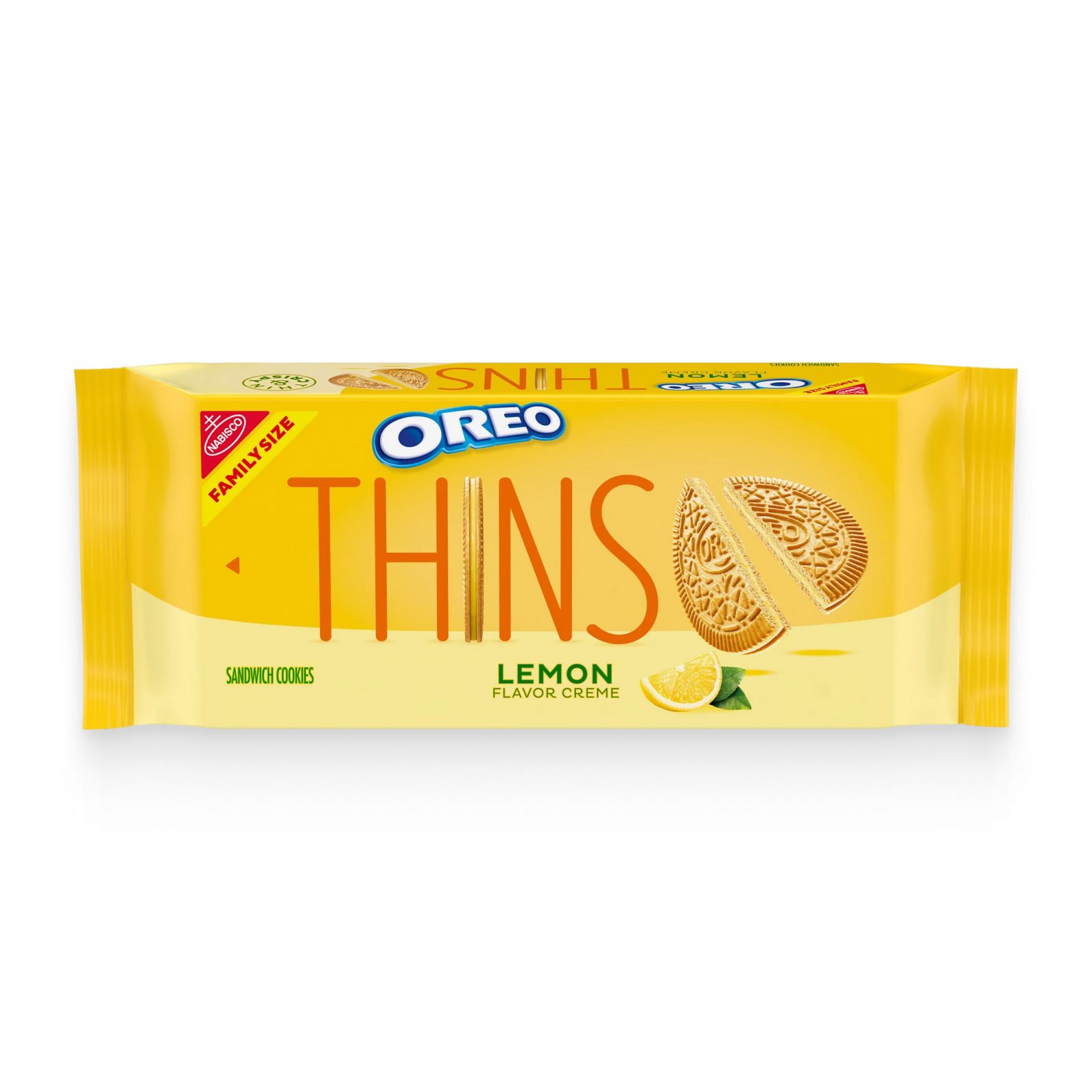 Thins Lemon Creme Sandwich Cookies, Family Size R0