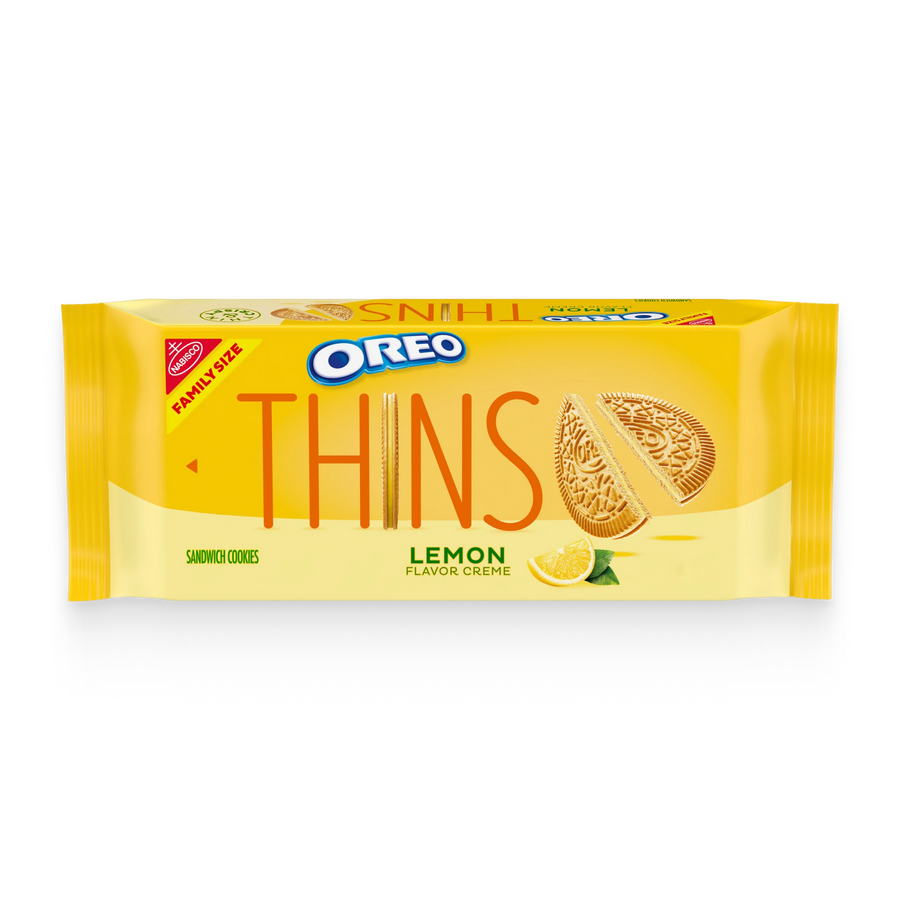 Thins Lemon Creme Sandwich Cookies, Family Size R0