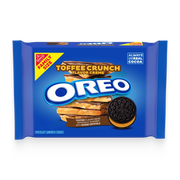 Toffee Crunch Creme With Sugar Crystals Chocolate Sandwich Cookies, Family Size, 2 Pack F7