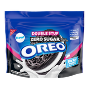 Zero Sugar Double Stuf Chocolate Sandwich Cookies, Snack Packs, 2 Pack G8