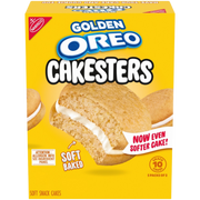 Golden Cakesters Soft Snack Cakes, Snack Packs K1