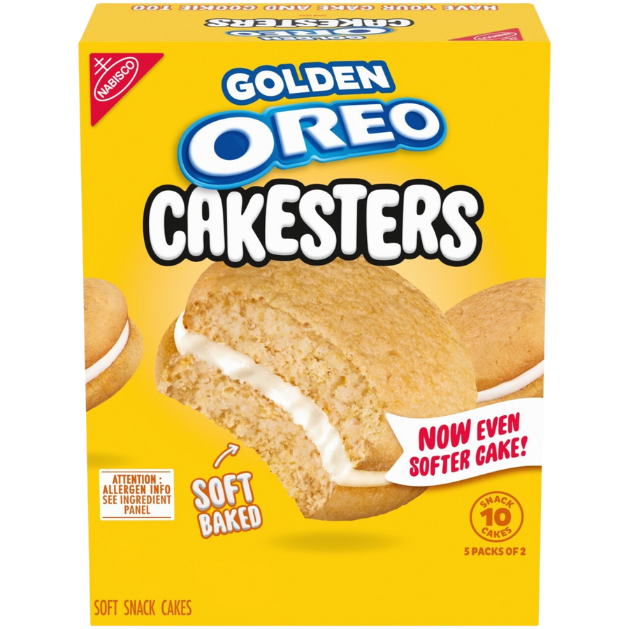Golden Cakesters Soft Snack Cakes, Snack Packs Z0